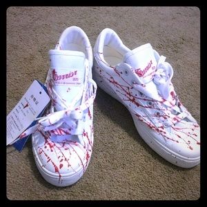 WARRIOR WB-1K basketball shoes Red Paint